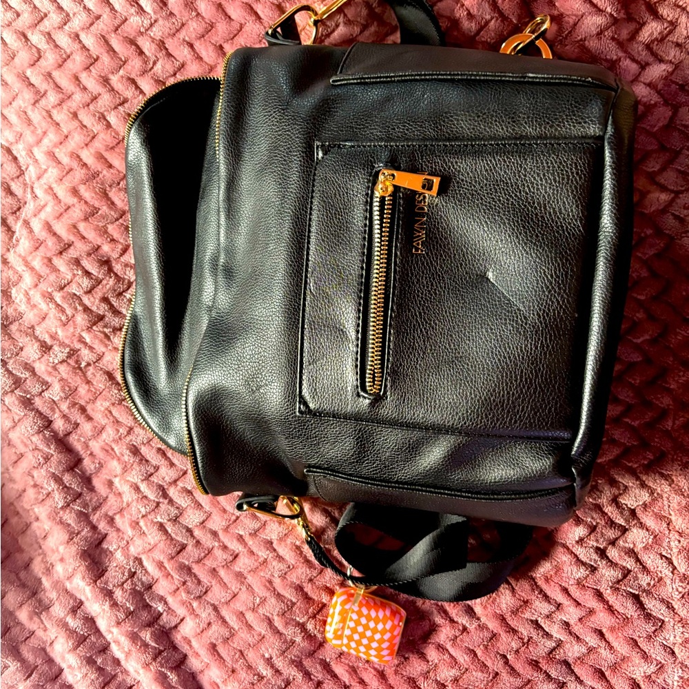 Fawn design backpack/ diaper bag